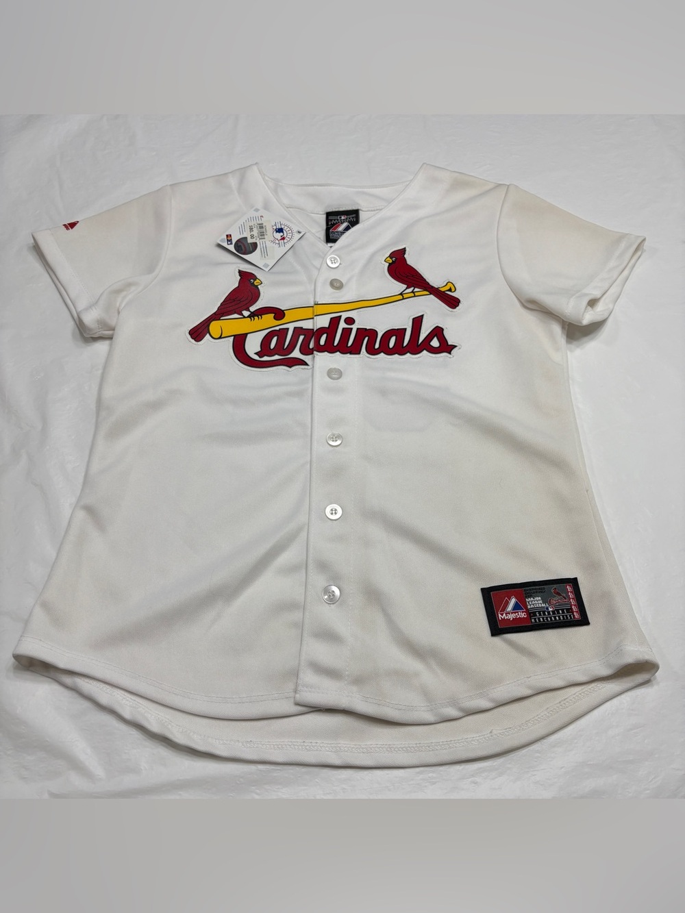 Michael Wacha St Louis Cardinals Cream Color Jersey Women’s Small New